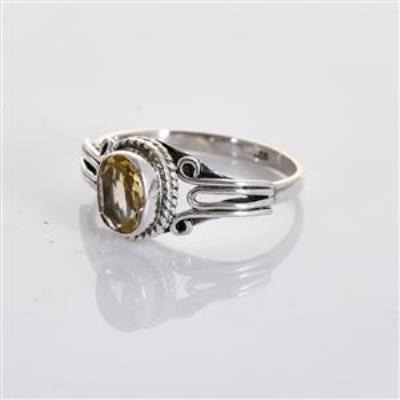 Precious Citrine Sterling Silver Ring Jewelry | Akrati Jewels Inc