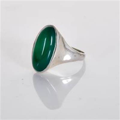 Eternity Green Onyx Silver Ring Jewelry | Akrati Jewels Inc