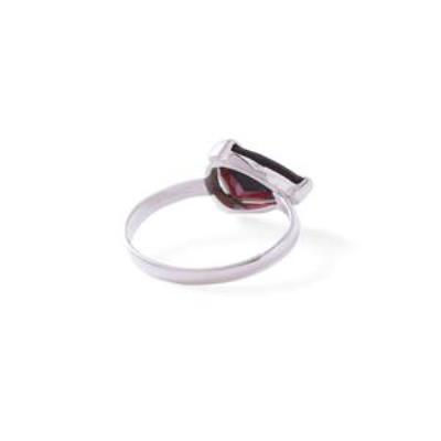 Handmade 925 Sterling Silver Red Garnet Gemstone Ring | Akrati Jewels Inc