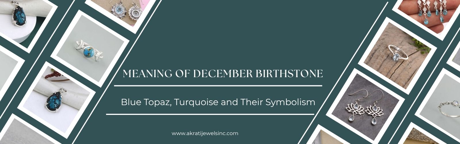 Meaning of December Birthstone: Blue Topaz, Turquoise and Their Symbolism  - Akrati Jewels Inc 