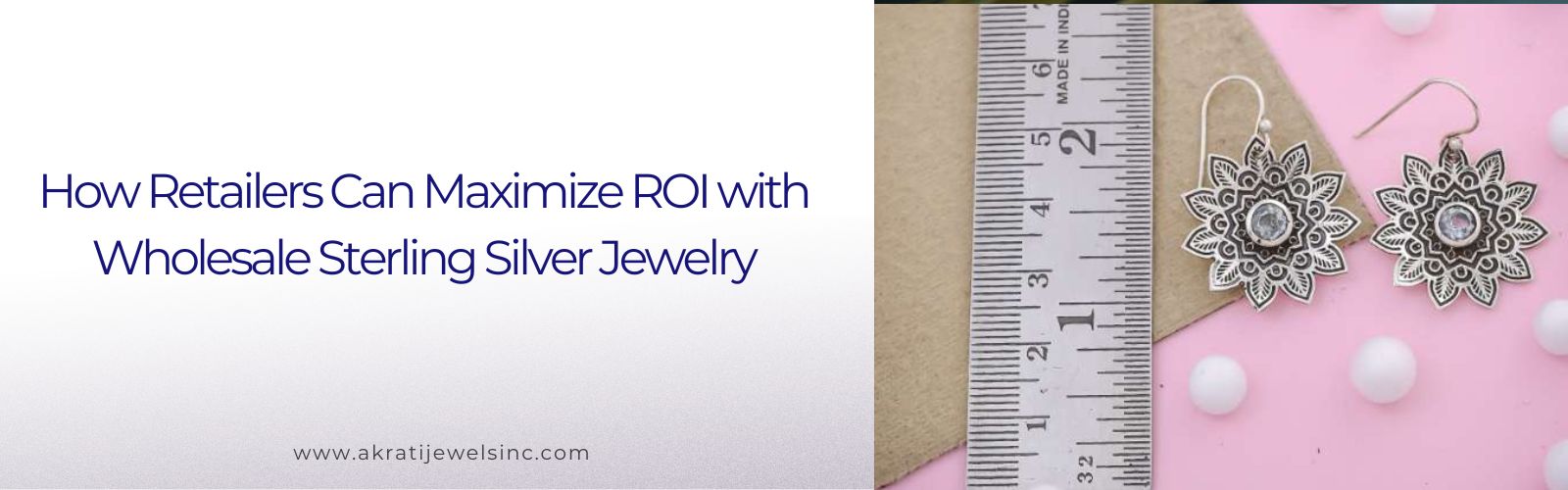 How Retailers Can Maximize ROI with Wholesale Sterling Silver Jewelry  - Akrati Jewels