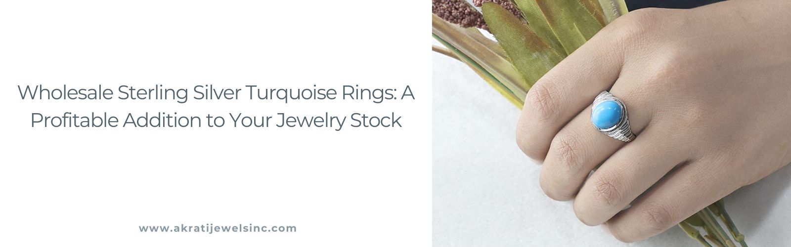 Wholesale Sterling Silver Turquoise Rings A Profitable Addition to Your Jewelry Stock - Akrati Jewels inc