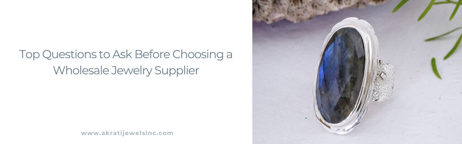 Top Questions to Ask Before Choosing a Wholesale Jewelry Supplier  | Akrati Jewels Inc
