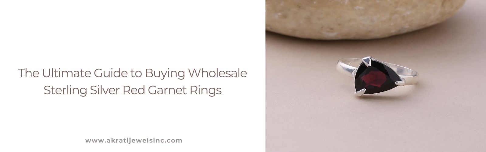 The Ultimate Guide to Buying Wholesale Sterling Silver Red Garnet Rings  | Akrati Jewels Inc