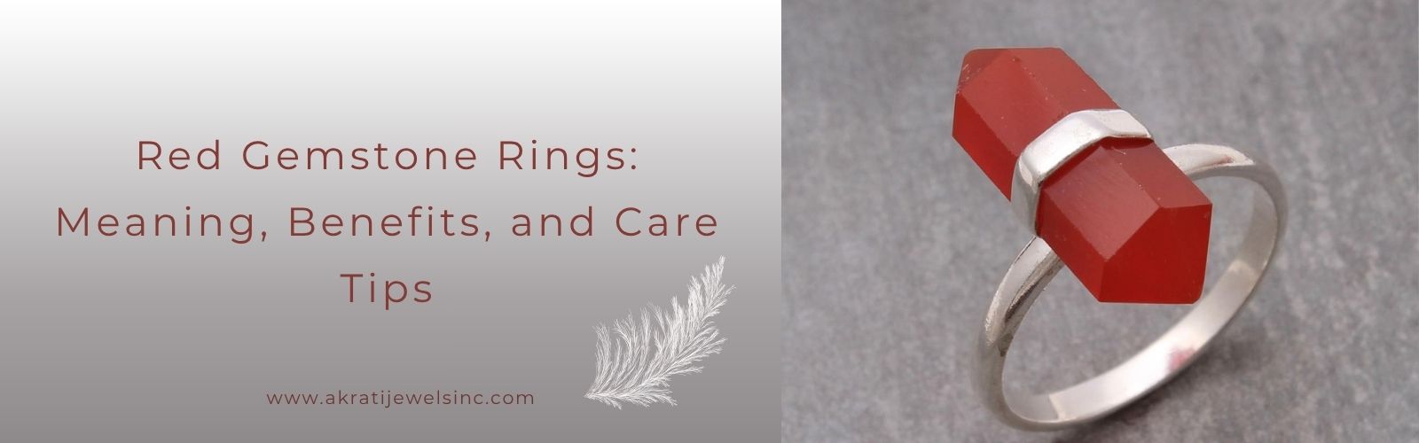 Red Gemstone Rings Meaning Benefits and Care Tips Akrati Jewels Inc