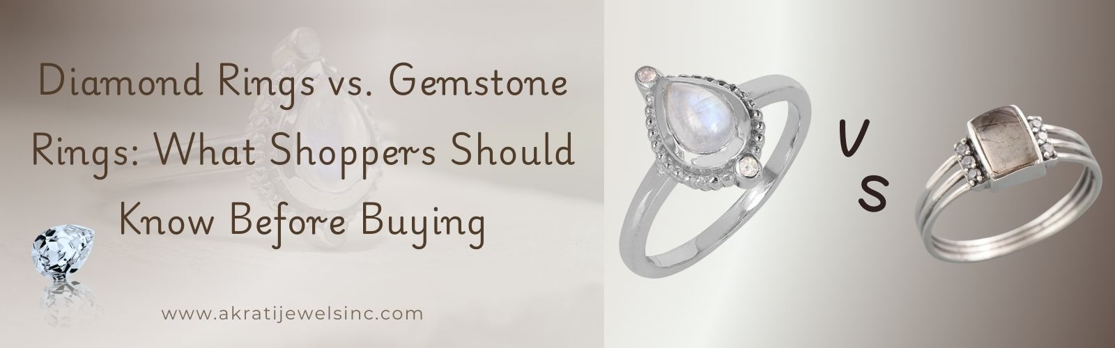 Diamond Rings vs. Gemstone Rings: What Shoppers Should Know Before Buying at Akrati Jewels Inc