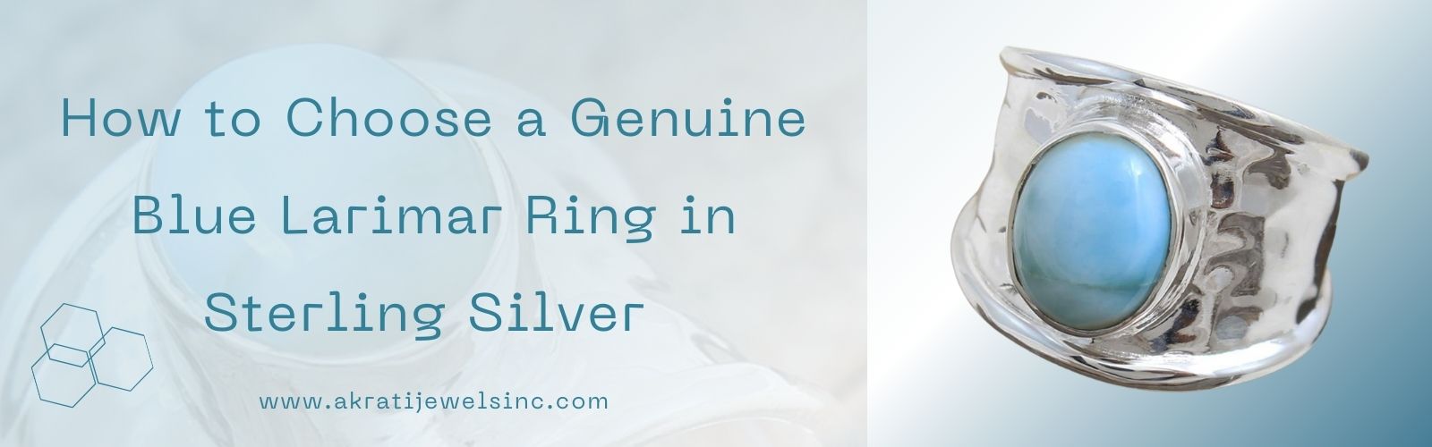 How to Choose a Genuine Blue Larimar Ring in Sterling Silver Akrati Jewels Inc