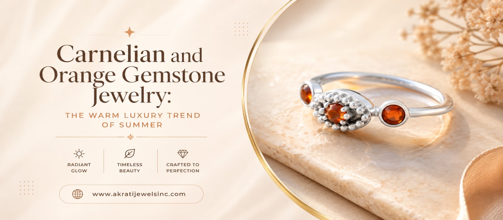 Carnelian and Orange Gemstone