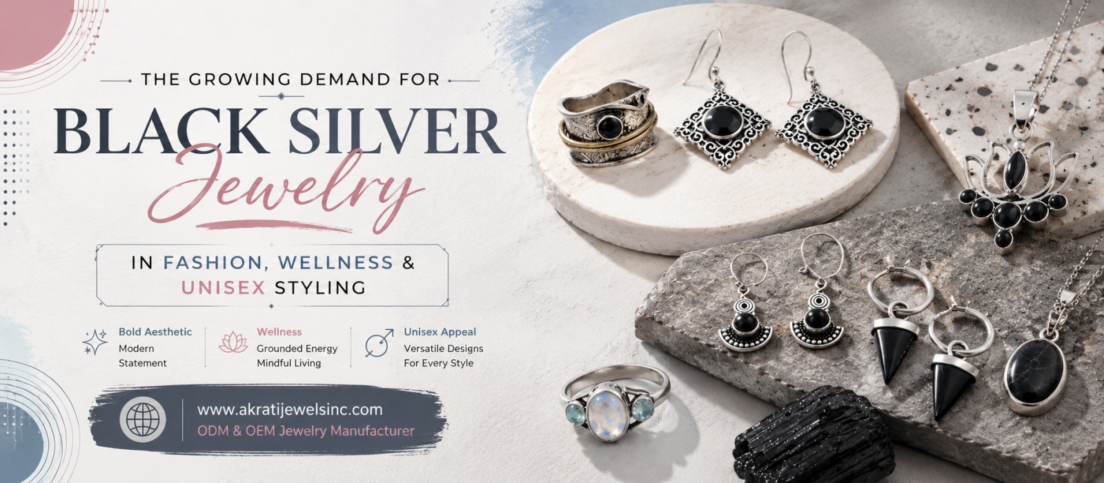 Black Silver Jewelry