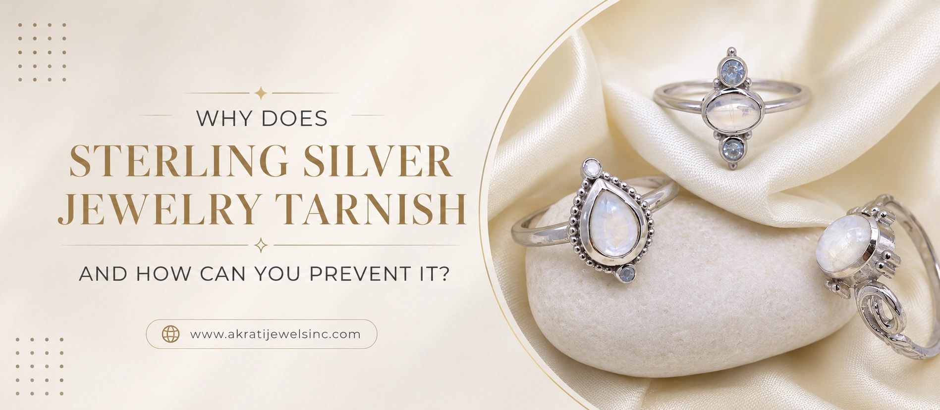 Why Does  Sterling Silver Jewelry Tarnish  and How Can You Prevent It - JewelPin