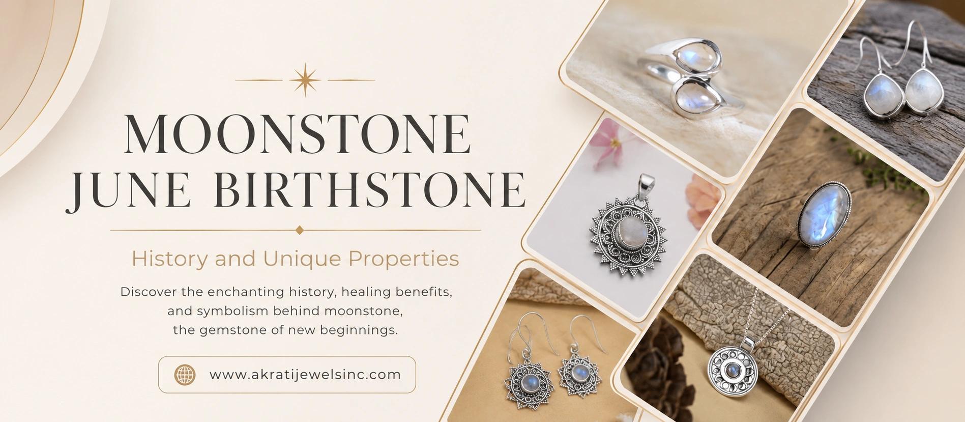 Moonstone June Birthstone History and Unique Properties - Akrati Jewels Ic