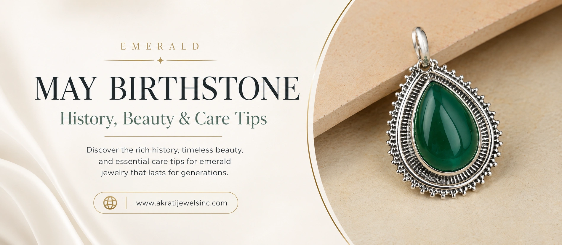 Emerald May Birthstone - History, Beauty & Care Tips - Akrati Jewels INC