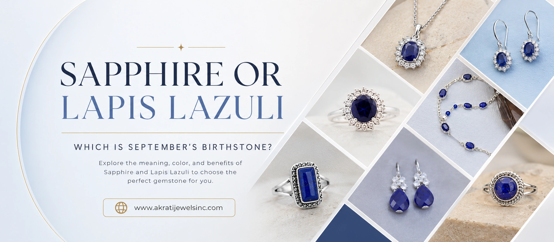 Sapphire or Lapis Lazuli Which is Septembe Birthstone - Akrati Jewels Inc