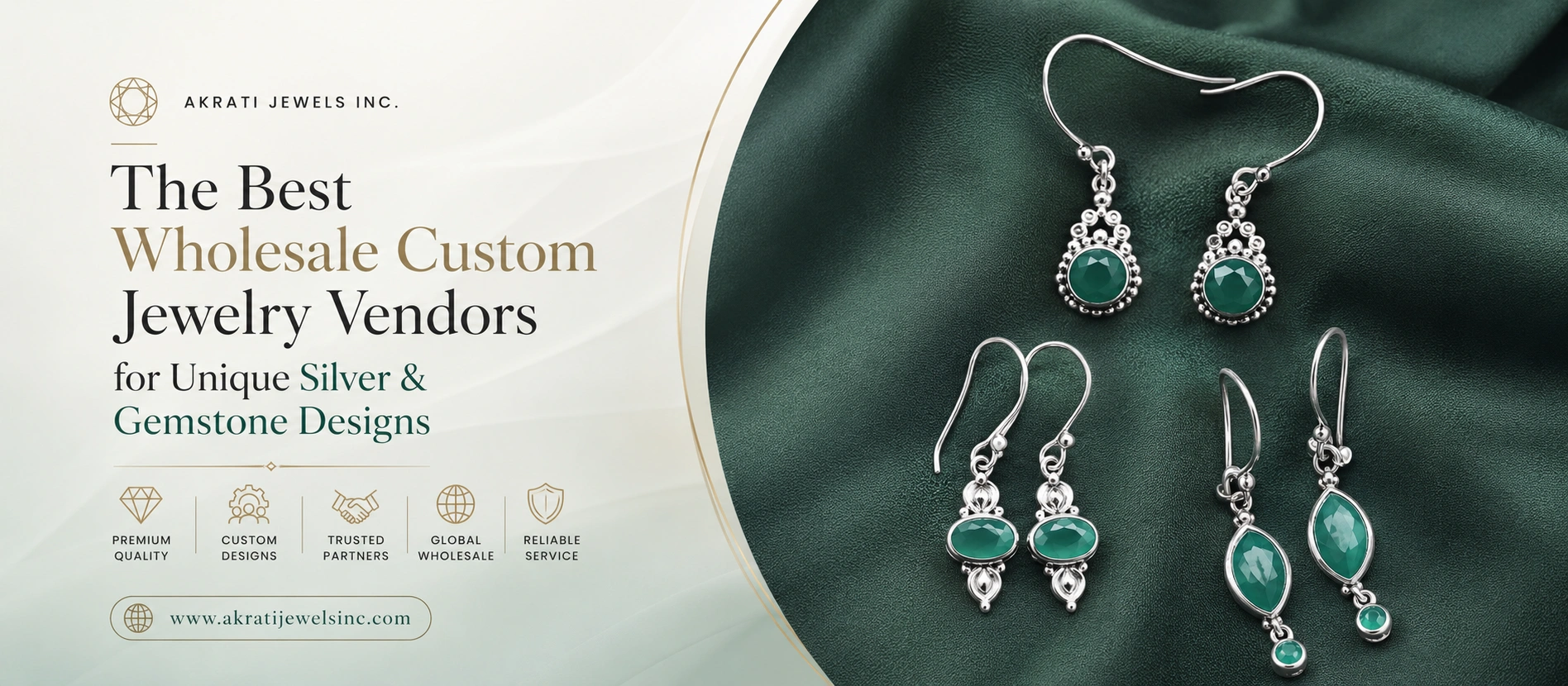 The Best Wholesale Custom Jewelry Vendors for Unique Silver and Gemstone Designs - Akrati Jewels