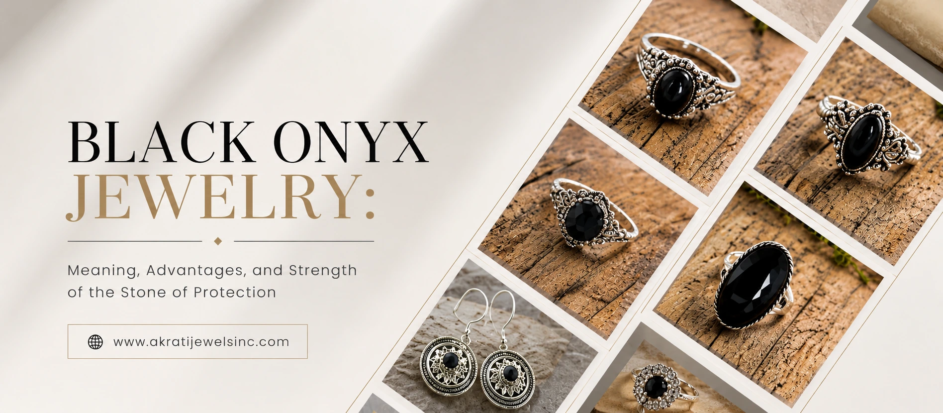 Black Onyx Stone meaning Advantages and Strength of the Stone of Protection - Akrati Jewels