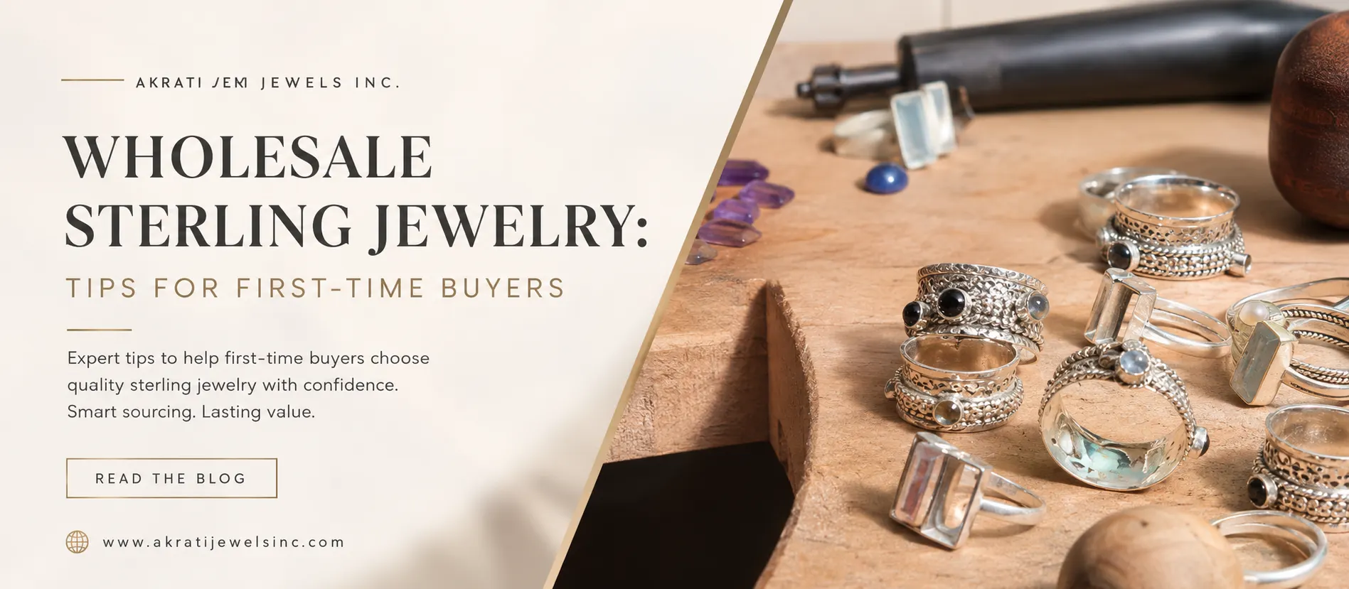 Wholesale Sterling Jewelry: Tips for First-Time Buyers - Akrati Jewels 