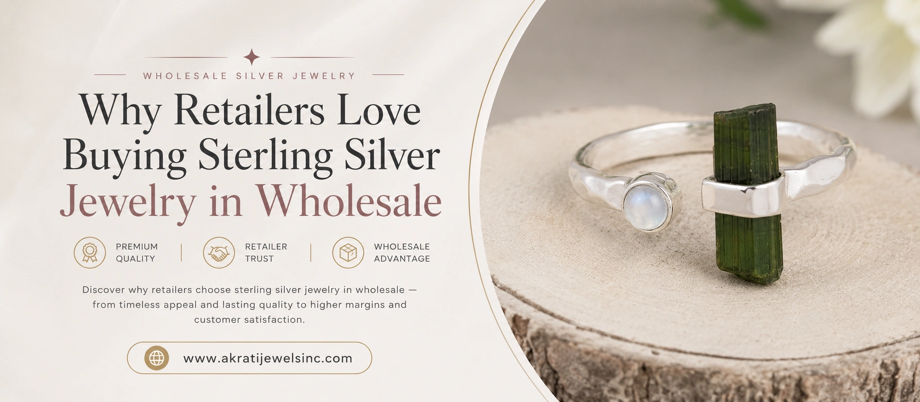 Why Retailers Love Buying Sterling Silver Jewelry in Wholesale   - Akrati Jewels