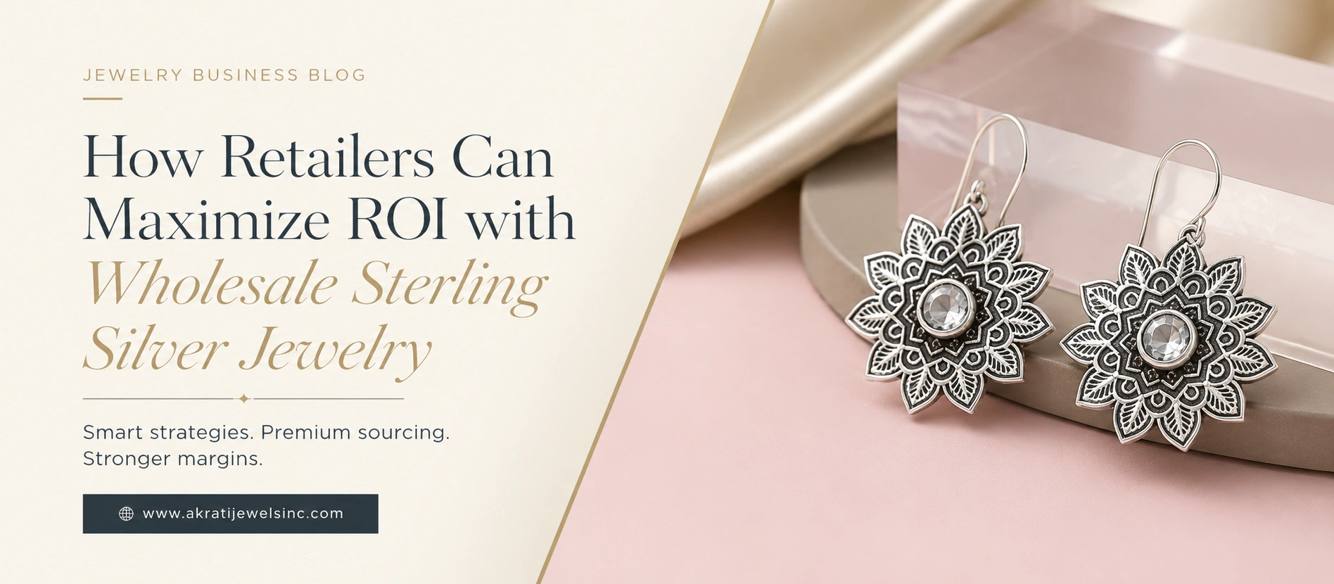 How Retailers Can Maximize ROI with Wholesale Sterling Silver Jewelry  - Akrati Jewels