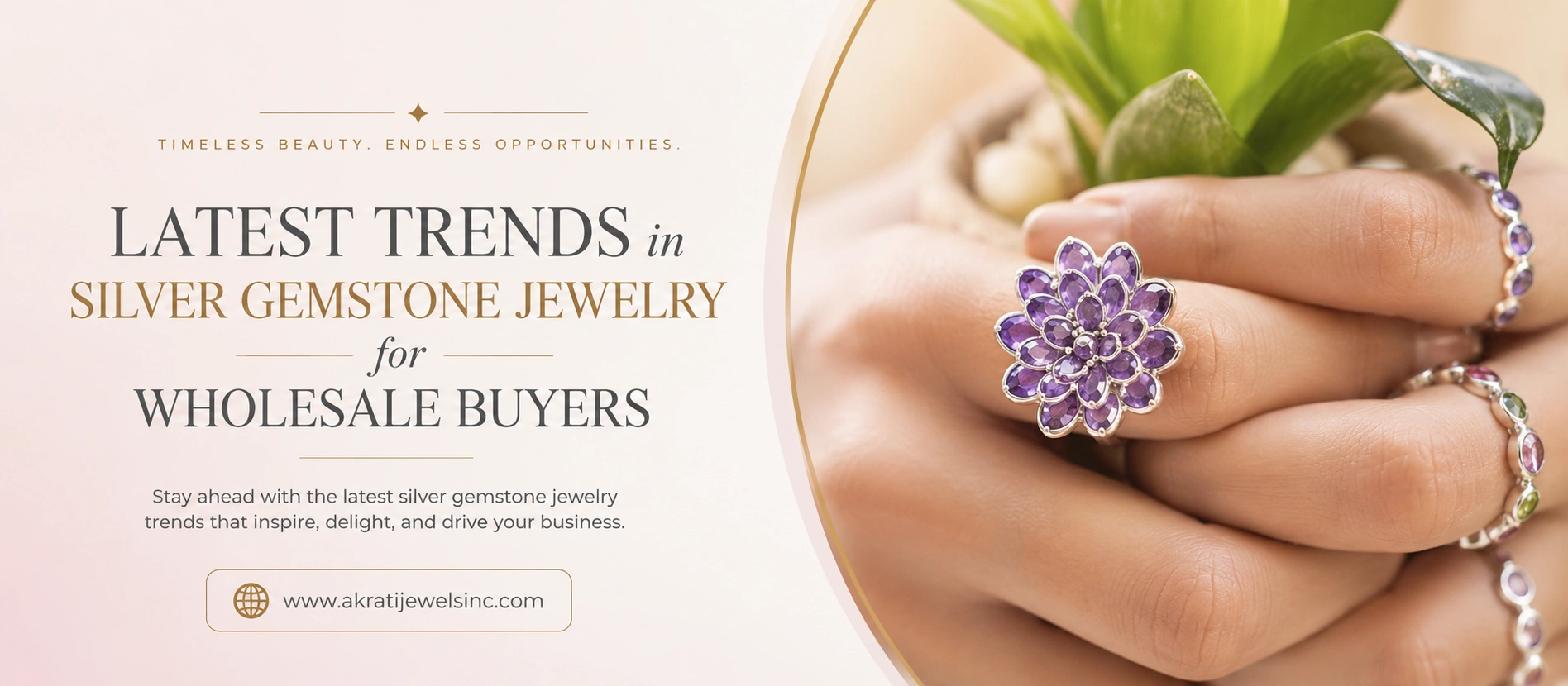 Latest Trends in Silver Gemstone Jewelry for Wholesale Buyers  - Akrati Jewels