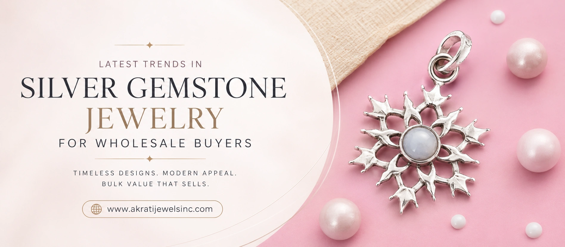 Latest Trends in Silver Gemstone Jewelry for Wholesale Buyers  - Akrati Jewels