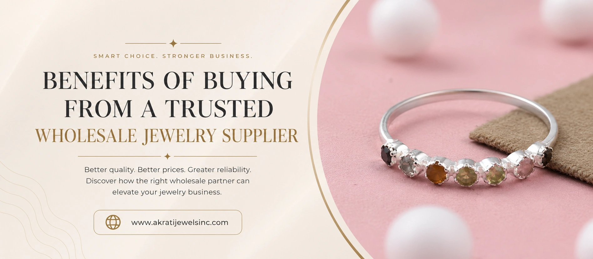 Benefits of Buying from a Trusted Wholesale Jewelry Supplier - Akrati Jewels Inc