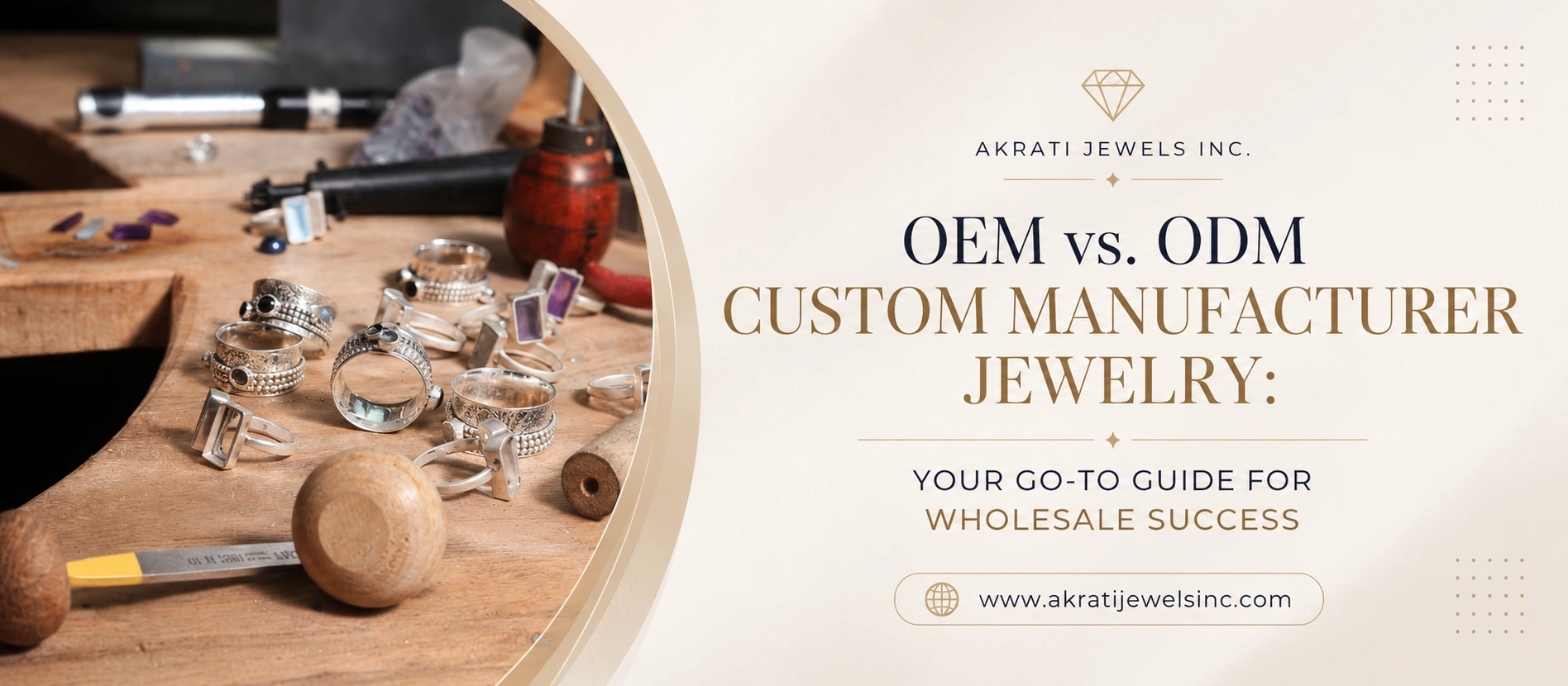 OEM vs. ODM Custom Manufacturer Jewelry: Your Go-To Guide for Wholesale Success - Akrati Jewels Inc