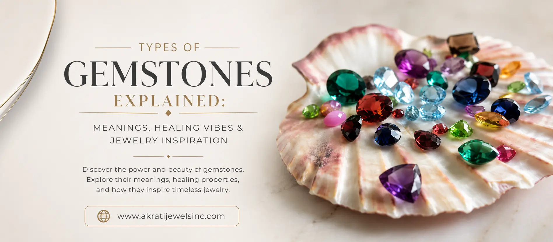 Types of Gemstones Explained: Meanings, Healing Vibes & Jewelry Inspiration  | Akrati Jewels Inc 