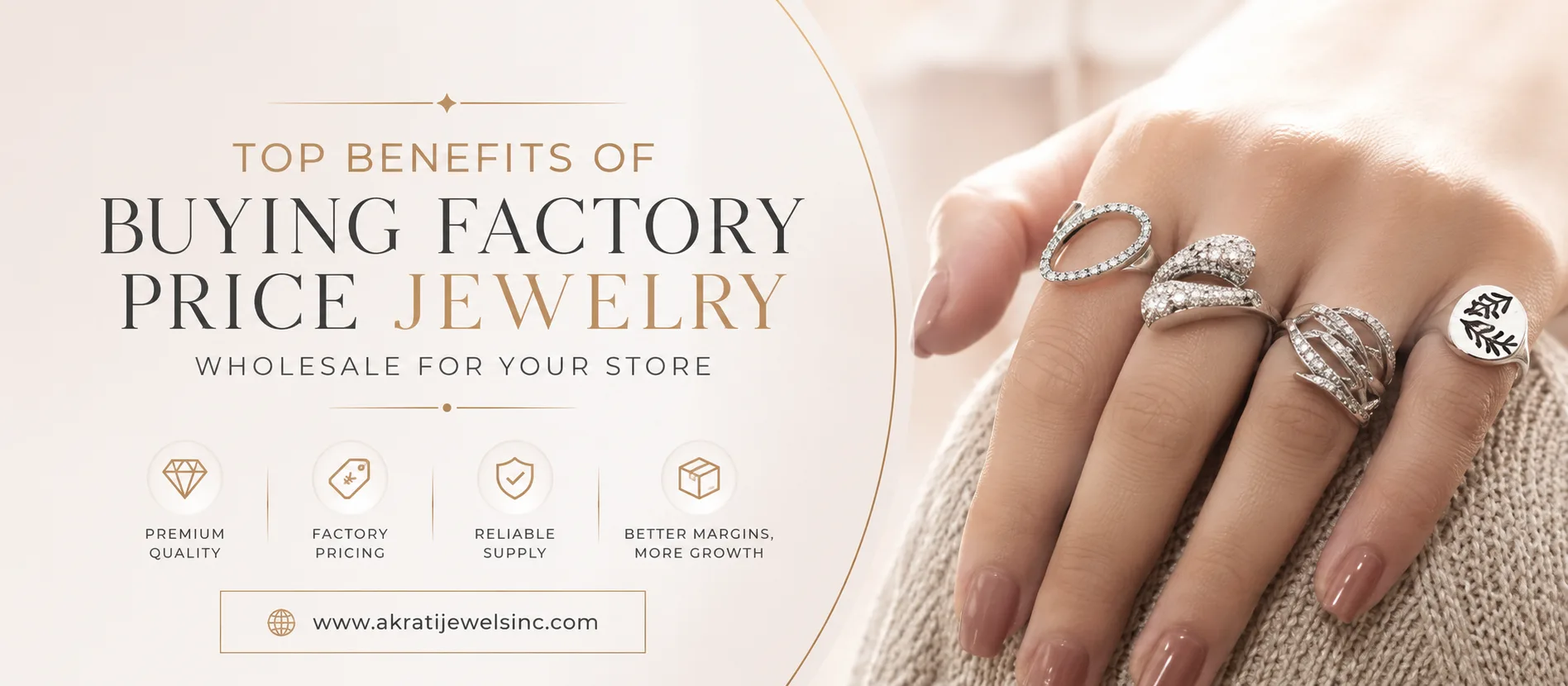 Top Benefits of Buying Factory Price Jewelry Wholesale for Your Store Akrati Jewels Inc