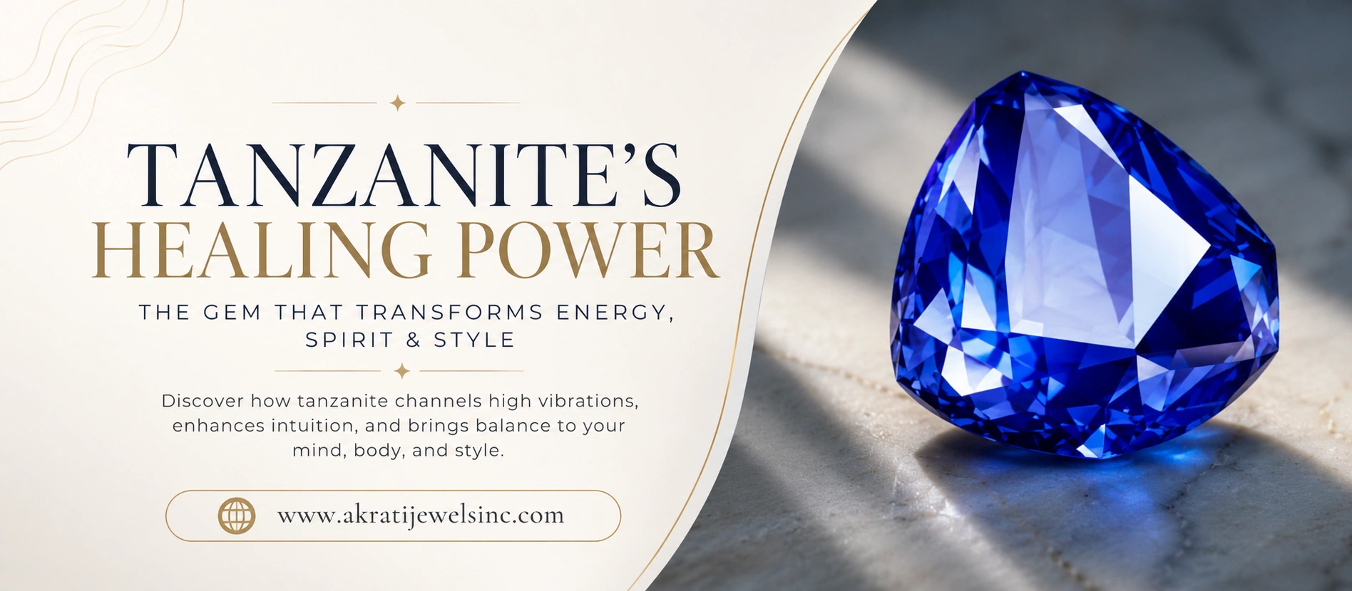 Tanzanite’s Healing Power: The Gem That Transforms Energy, Spirit & Style Akrati Jewels Inc