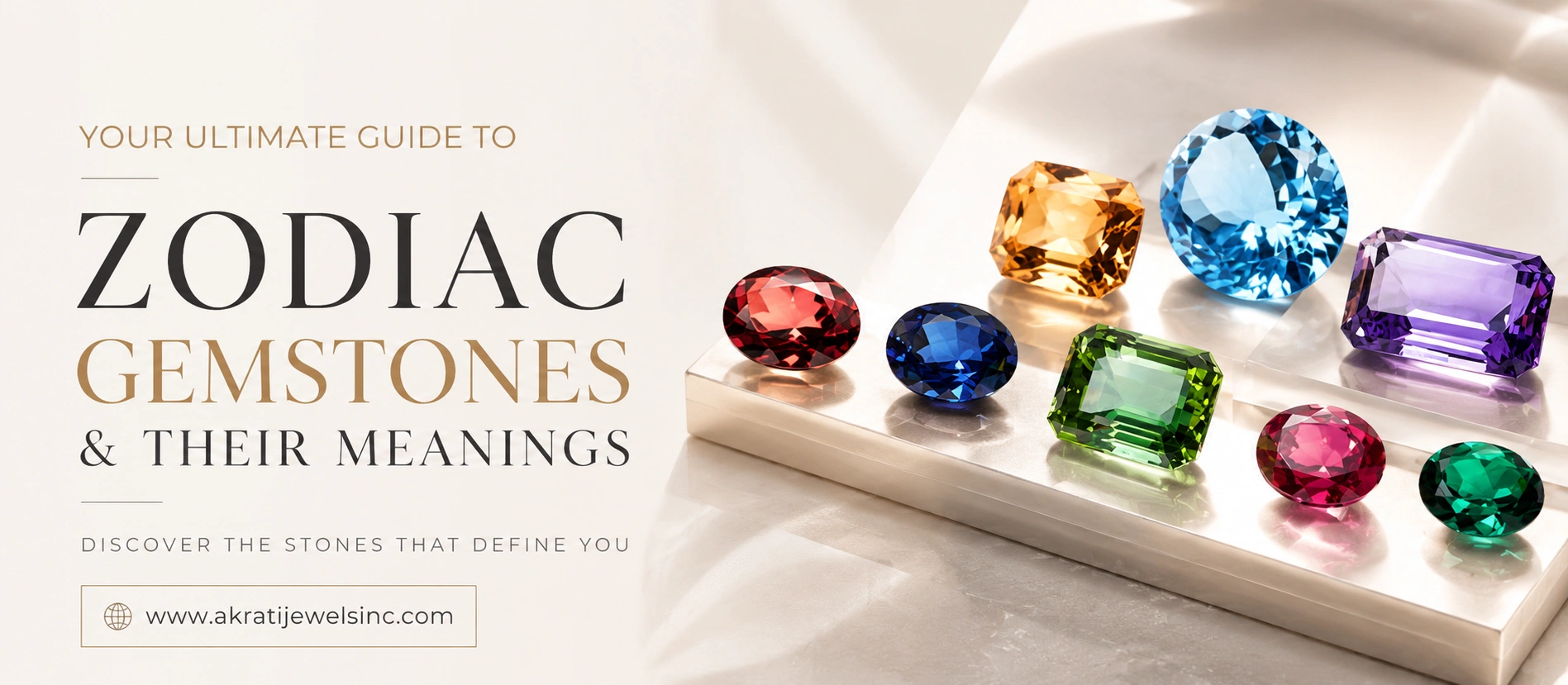 Your Ultimate Guide to Zodiac Gemstones and Their Meanings Akrati Jewels Inc
