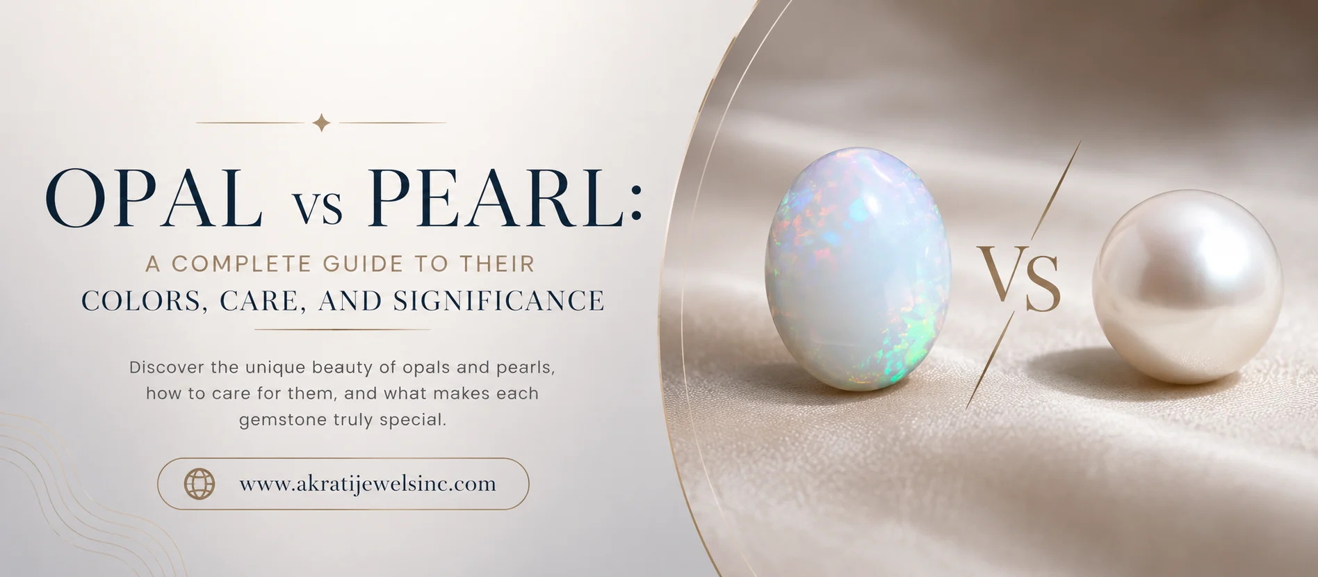 Opal vs Pearl a Complete Guide to Their Colors Care, and Significance Akrati Jewels Inc
