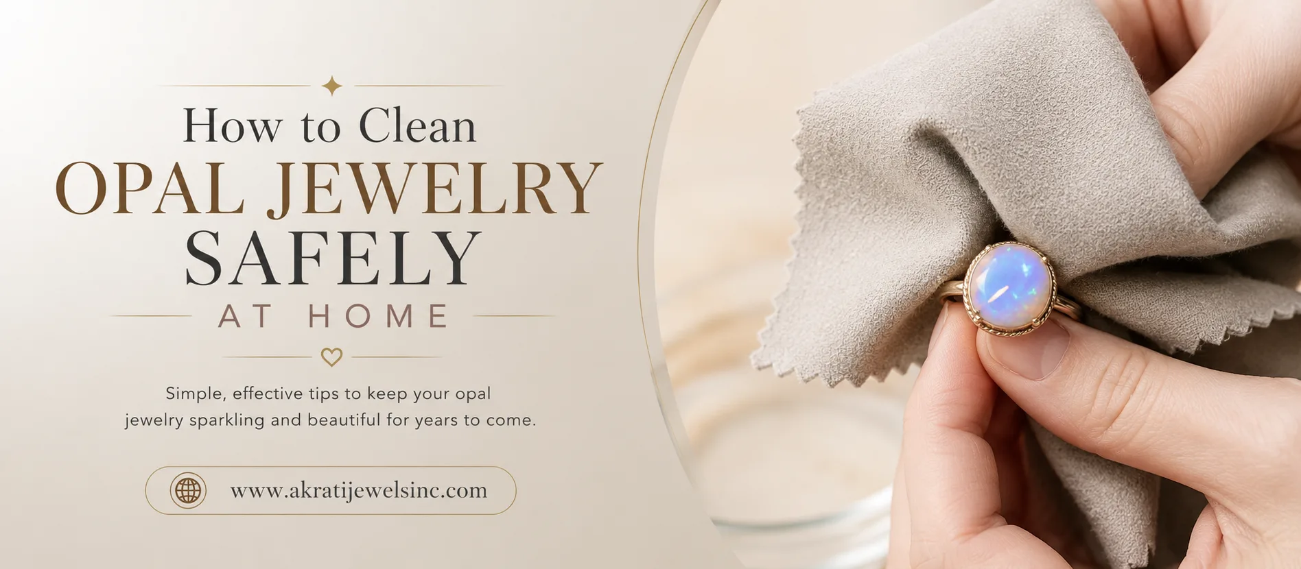 How to Clean Opal Jewelry Safely at Home Akrati Jewels Inc