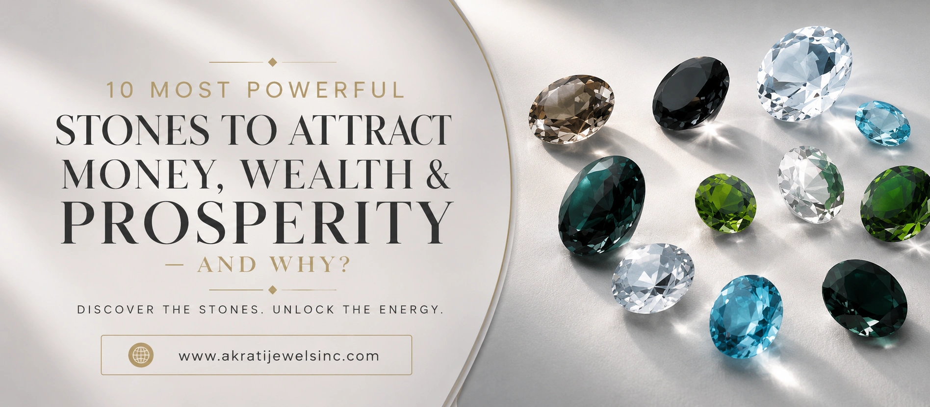 10 Most Powerful Stones to Attract Money, Wealth & Prosperity  And Why Akrati Jewels Inc