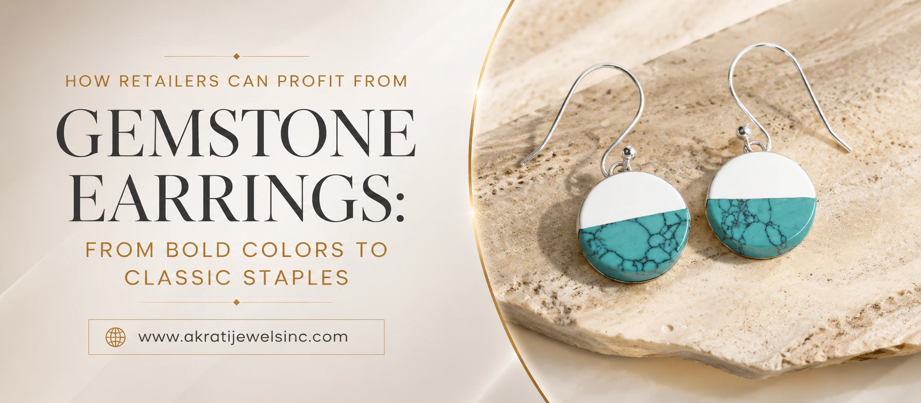 How Retailers Can Profit from Gemstone Earrings: From Bold Colors to Classic Staples  Akrati Jewels Inc