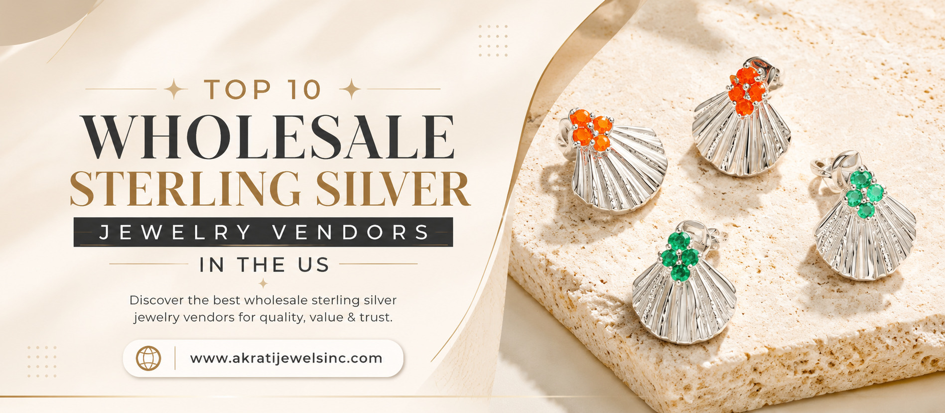 Top 10 Wholesale Sterling Silver Jewelry Vendors in the USA Start Sourcing High-Quality Silver Now Akrati Jewels Inc