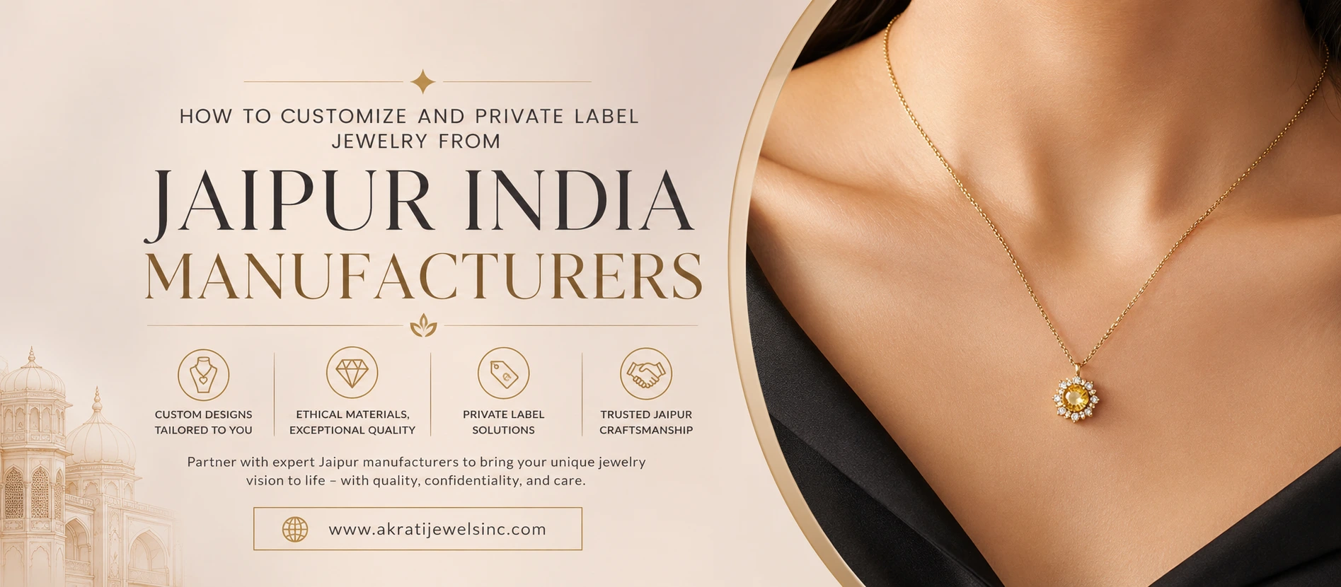 Customize private label jewelry