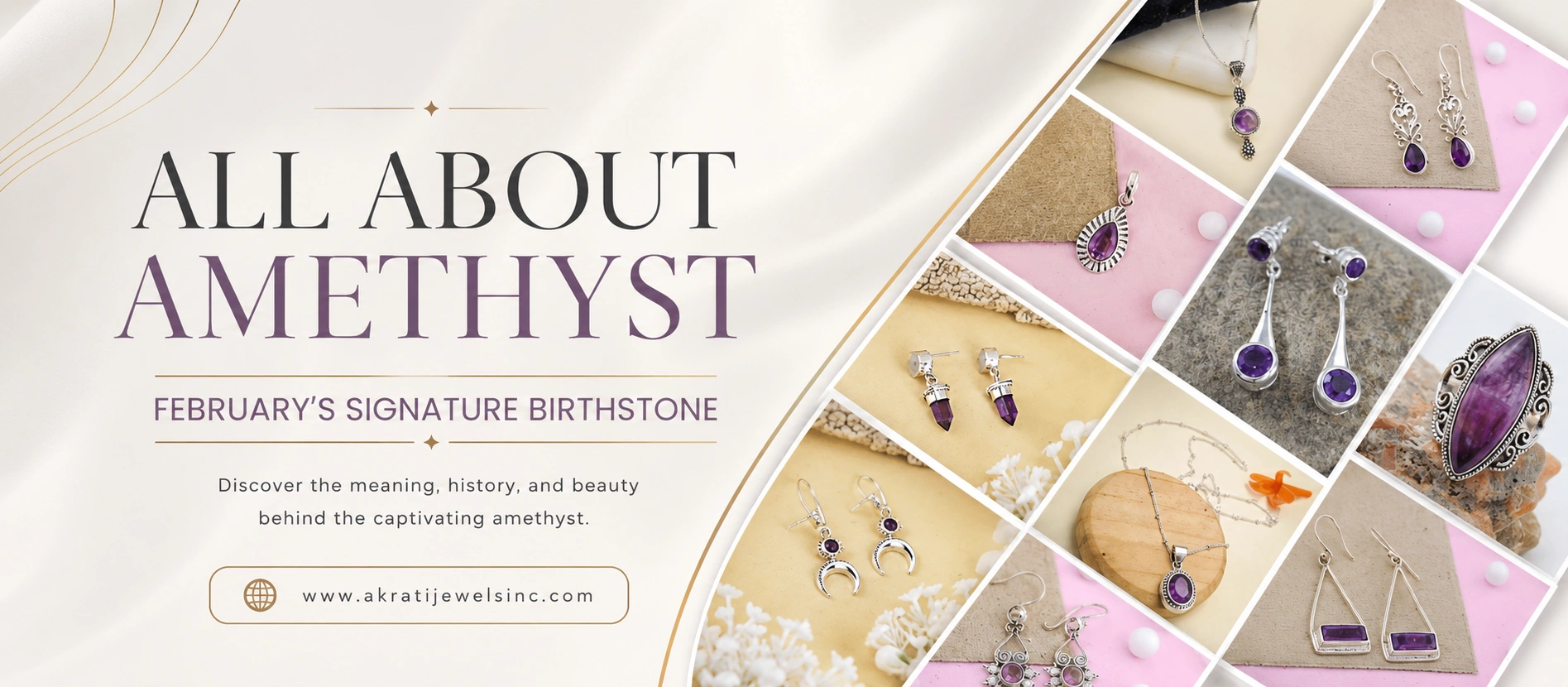 February's Birthstone: All About Amethyst | Akrati Jewels Inc