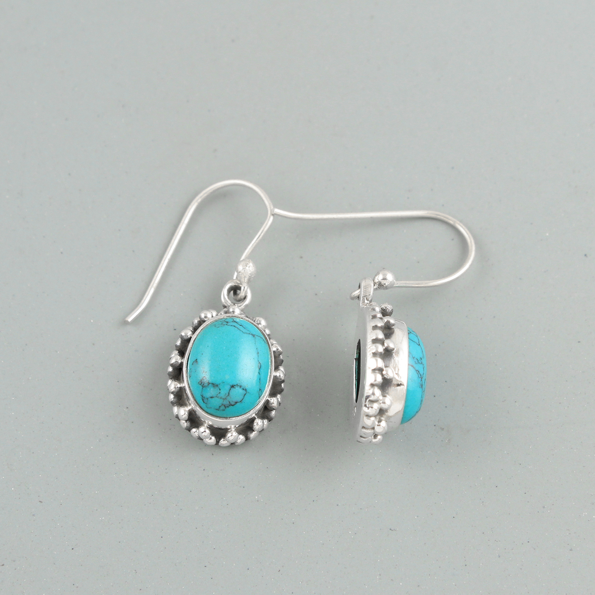 Sterling Silver Turquoise Earring Wholesale Silver Jewelry Supplier |  Akrati Jewels Inc
